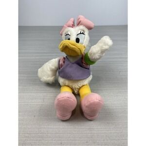 Disney World DAISY DUCK Mini Bean‎ Bag Plush Stuffed Animal 9" NWT Vintage 90's
